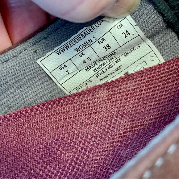 Eddie Bauer Purple Suede Ballet Flats size 7 - Picture 11 of 12